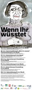 Wenn ihr wuesstet - Plakat