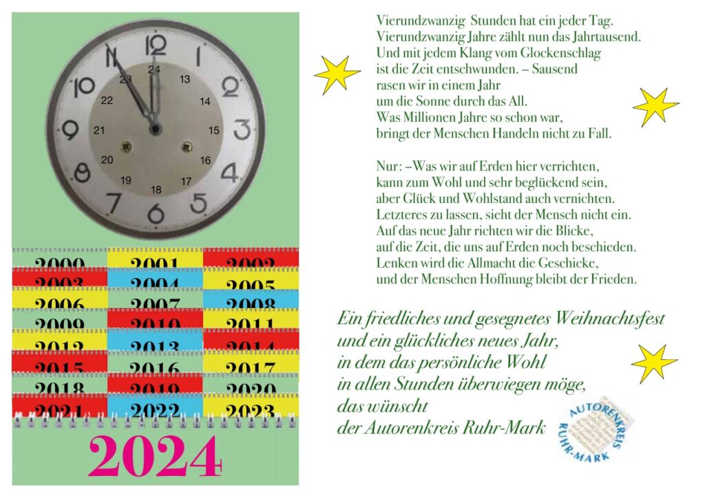 2024 - Ein Gruß zum Jahreswechsel