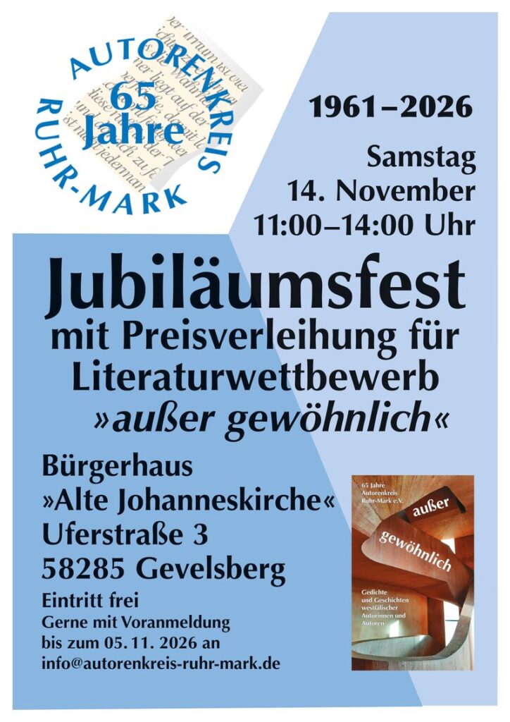 Plakat Jubiläum und Preisverleihung 2026
